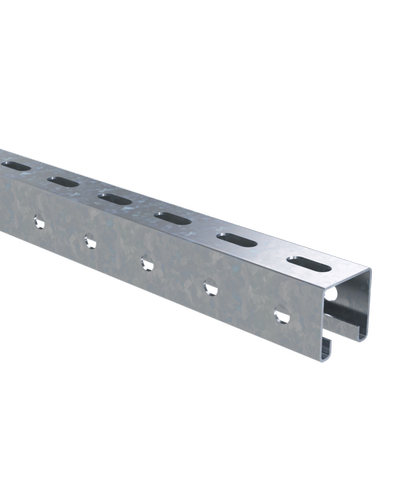 С-образный профиль 41х41, L500, толщ.1,5 мм горячеоцинкованный DKC BPL4105HDZ в Симферополе Аксессуары для лотков Pintop.ru