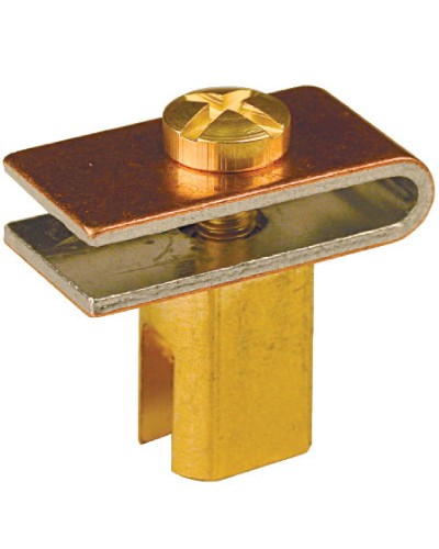 Усиленная клемма заземления для проволочного лотка DKC FC37303 в Симферополе Аксессуары для лотков Pintop.ru