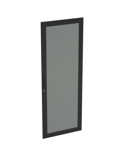 Дверь перфорированная одностворчатая для IT-CQE 2000 x 800 RAL9005 DKC R5ITCPRMM2080B в Симферополе Аксессуары для стоек и шкафов Pintop.ru