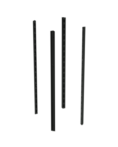 Стойки вертикальные для 19 IT-CQE, В=2000мм, 4шт, RAL9005 DKC (R5KMN20B) в Симферополе Аксессуары для стоек и шкафов Pintop.ru