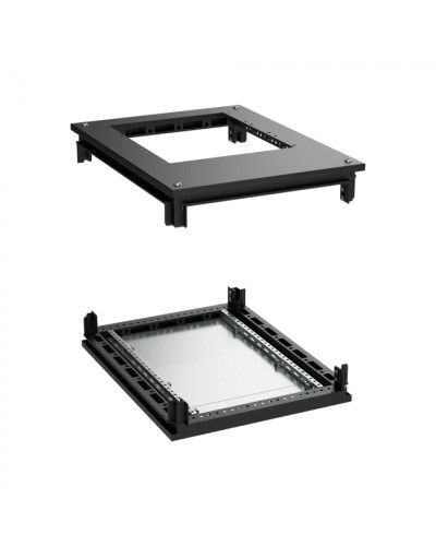Крыша с фланцем и основание для 19 IT-CQE 800x800, RAL9005 DKC (R5RKTB88FITB) в Симферополе Аксессуары для стоек и шкафов Pintop.ru