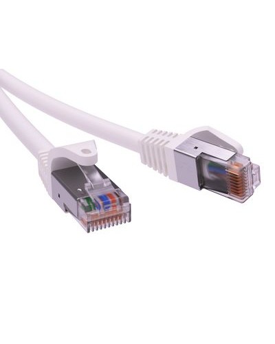 Патч-корд экранированный CAT5E F/UTP 4х2, LSZH, белый, 5м DKC RN5EFU4550WH в Симферополе Патчкорды (медные) Pintop.ru