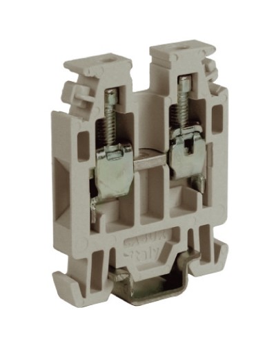 Зажим 2,5 кв.мм серый DKC ZRN500GR в Симферополе Крепежные изделия Pintop.ru