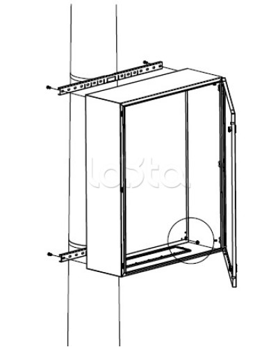 Комплект крепления шкафов DKC (R5FB300) в Симферополе Полки для шкафов и стоек Pintop.ru