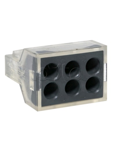 Строительно-монтажная клемма СМК 773-106 6 отверстий 1,0-2,5мм2 блистер (5шт.) EKF PROxima (plc-smk-106b) в Симферополе Клеммные колодки Pintop.ru
