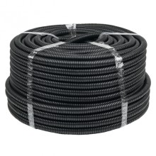 Труба гофр. ПНД с протяжкой d20 мм (100 м) черная EKF-Plast (tpnd-20)