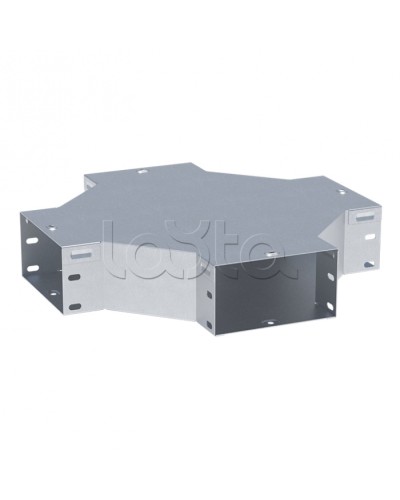 Ответвитель крестообразный 35х100мм EKF x3510008 в Симферополе Аксессуары для лотков Pintop.ru