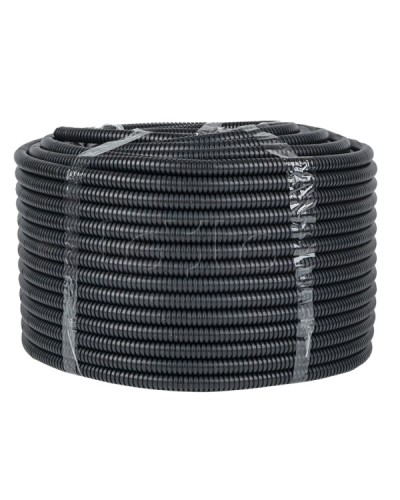 Труба гофр. негорючая безгалогеновая FRHF с протяжкой d16 мм (100 м) черная EKF-Plast (FRHF-16) в Симферополе Труба гофрированная Pintop.ru