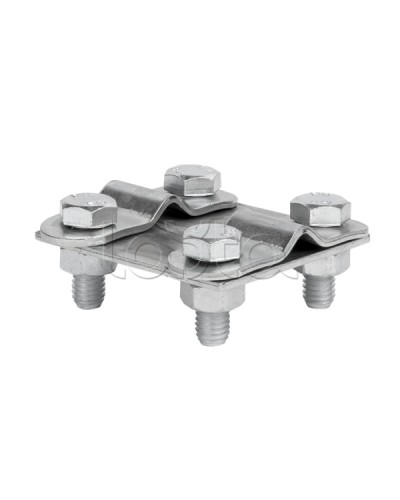 Зажим контрольный прут-прут (пластина 57х57мм) HZ EKF PROxima (lp-55611) в Симферополе Аксессуары для кабель-канала Pintop.ru