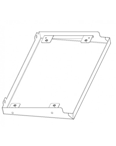 Крыша дождевая для шкафов серии EMW (Ш800 × Г400) Elbox (EMW-RR-800.400) в Симферополе Аксессуары для стоек и шкафов Pintop.ru