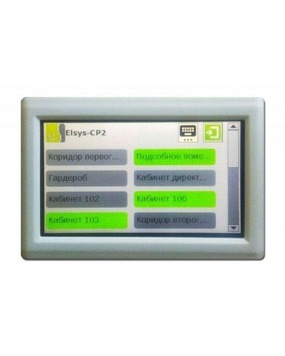 Клавиатура подсистемы охранной сигнализации СКУД Elsys Elsys-CP2 Black в Симферополе Дополнительное оборудование для СКУД Pintop.ru