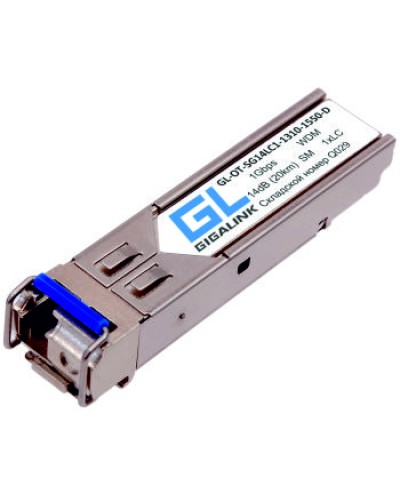 Модуль SFP Gigalink GL-OT-SG14LC1-1310-1550-D в Симферополе Модули SFP/XFP/GBIC Pintop.ru