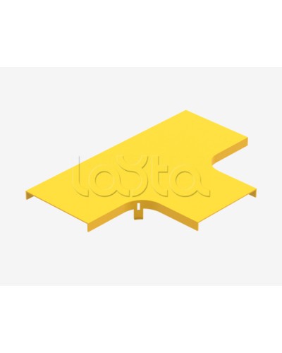 Крышка на ответвитель Т-образный пластиковый Hyperline FBTR-120-TEE-CVR в Симферополе Аксессуары для лотков Pintop.ru