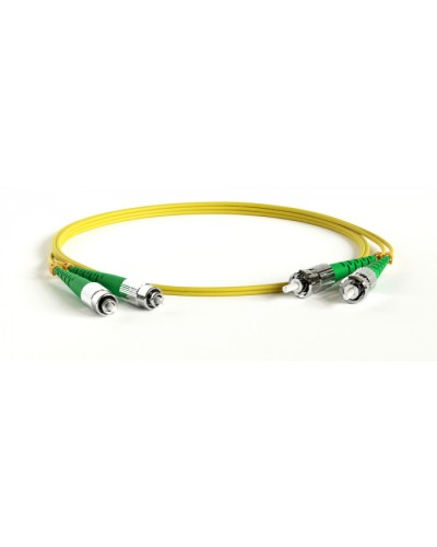 Патч-корд волоконно-оптический Hyperline FC-D2-9-LC/AR-SC/AR-H-3M-LSZH-YL в Симферополе Патч-корды оптические Pintop.ru