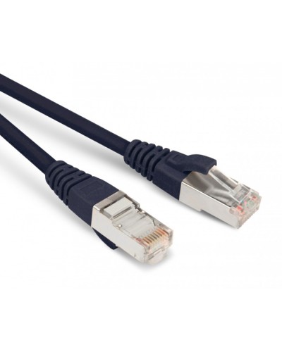Патч-корд экранированный Hyperline PC-LPM-STP-RJ45-RJ45-C6-1.5M-LSZH-BK в Симферополе Патчкорды (медные) Pintop.ru