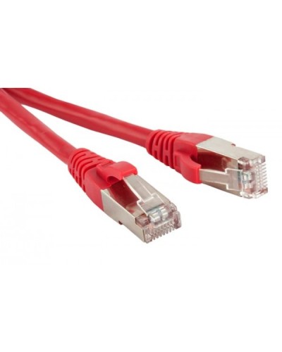 Патч-корд F/UTP Hyperline PC-LPM-STP-RJ45-RJ45-C6-3M-LSZH-RD в Симферополе Патчкорды (медные) Pintop.ru