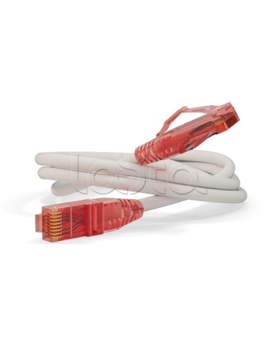 Патч-корд U/UTP Hyperline PC-LPM-UTP-RJ45-RJ45-C5e-0.3M-LSZH-WH в Симферополе Патчкорды (медные) Pintop.ru