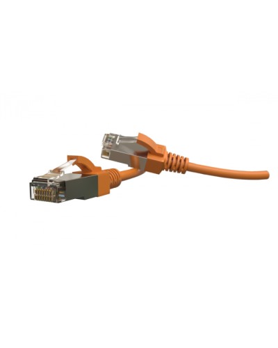Патч-корд S/FTP Hyperline (PC-LPT-SFTP-RJ45-RJ45-C6-5M-LSZH-OR) в Симферополе Патчкорды (медные) Pintop.ru