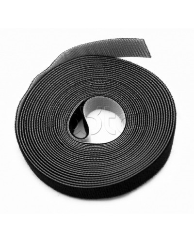 Лента липучка в рулоне, ширина 25 мм Hyperline WASNR-5x25-BK в Симферополе Стяжки-хомуты Pintop.ru