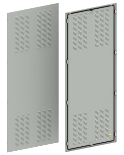 FORMAT Панель задняя вентилируемая 2000х800мм IEK (FO-00-PBV-200-080) в Симферополе Аксессуары для стоек и шкафов Pintop.ru