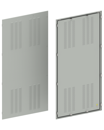 FORMAT Панель задняя вентилируемая 2000х1000мм IEK (FO-00-PBV-200-100) в Симферополе Аксессуары для стоек и шкафов Pintop.ru