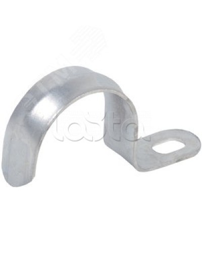 Скоба металлическая однолапковая d25-26мм IEK (100 шт/упак.) (CMAT10-25-100) в Симферополе Держатели, клипсы, скобы Pintop.ru