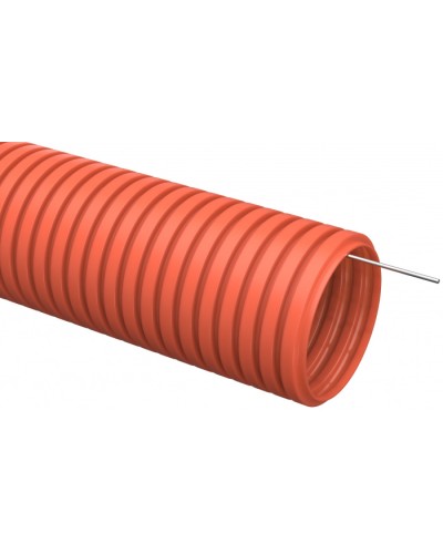 Труба гофр. ПНД 20 мм с зондом (100 м) IEK (CTG20-20-K04-100) в Симферополе Труба гофрированная Pintop.ru