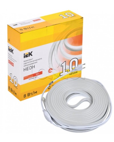 Комплект DIY (2835R120-8-IP65-220В 10м + др.) IEK (LSR5-R-120-65-2-10-S0) в Симферополе Источники света(Лампы) Pintop.ru