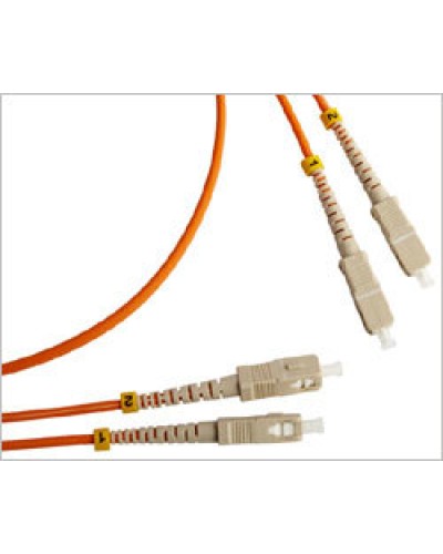 Патч-корд оптический LSZH, дуплексный, SC/PC-SC/PC, MM 50/125, 5м LANMASTER LAN-2SC-2SC/OM2-5.0 в Симферополе Патч-корды и пигтейлы Pintop.ru