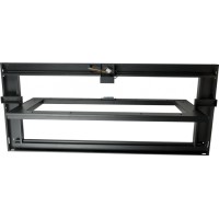 Крыша секции коридора 1200 мм для шкафов LANMASTER DCS шириной 800 мм, откидывающаяся, с ЭМ замком LANMASTER LAN-DC-RFP-12x8-OP