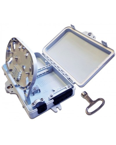 Бокс распределительный настенный на 16 волокон, наружной установки, IP65 LANMASTER LAN-FDB-FTTH16/OUT в Симферополе Кросс оптический Pintop.ru