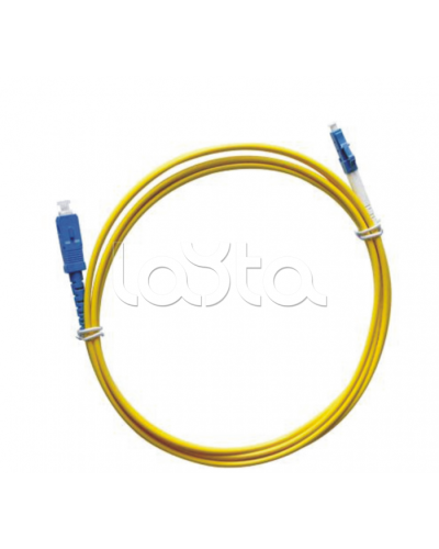 Патч-корд оптический LANMASTER LAN-LC-ST/OM4-3.0 в Симферополе Патч-корды и пигтейлы Pintop.ru