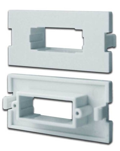 Вставка модульная под SC дуплексный адаптер в розетку LAN-MB, белая LANMASTER LAN-MBP-2SC-WH в Симферополе Коннекторы Pintop.ru