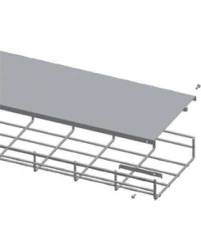 Крышка для лотка шириной 300мм, 1м. LANMASTER LAN-MT-AB300-EZ в Симферополе Аксессуары для лотков Pintop.ru