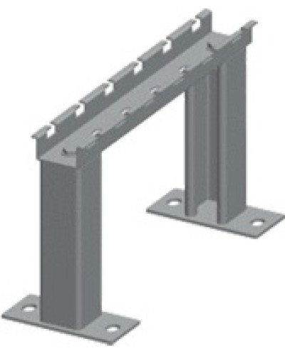 Рама напольная для лотка шириной 100мм LANMASTER LAN-MT-KR100-EZ в Симферополе Аксессуары для лотков Pintop.ru