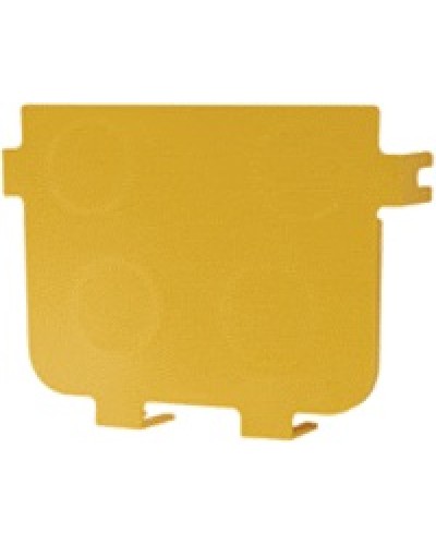 Заглушка оптического лотка торцевая 240 мм, желтая LANMASTER LAN-OT240-ND в Симферополе Аксессуары для кабель-канала Pintop.ru