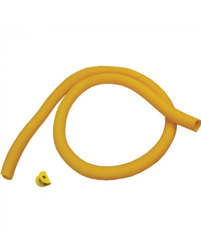 Гофротруба 42 мм для кабельного спуска, с разрезом, 3 метра, желтая LANMASTER (LAN-OT-TUBE-42) в Симферополе Аксессуары для лотков Pintop.ru