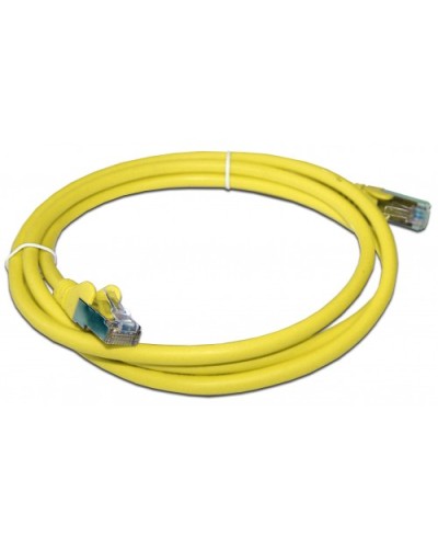 Патч-корд RJ45 - RJ45, 4 пары, FTP, категория 6A, 3 м, желтый, LSZH LANMASTER LAN-PC45/S6A-3.0-YL в Симферополе Патч-корды и пигтейлы Pintop.ru