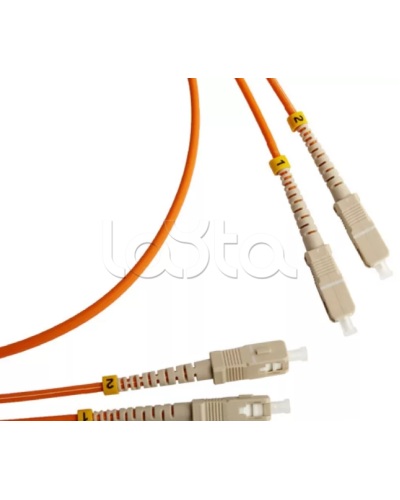 Патч-корд оптический LANMASTER LAN-SC-SC/SU-10 в Симферополе Патч-корды и пигтейлы Pintop.ru