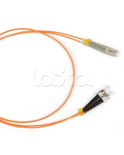 Патч-корд оптический LANMASTER LAN-ST-LC/OM2-1.5 в Симферополе Патч-корды и пигтейлы Pintop.ru