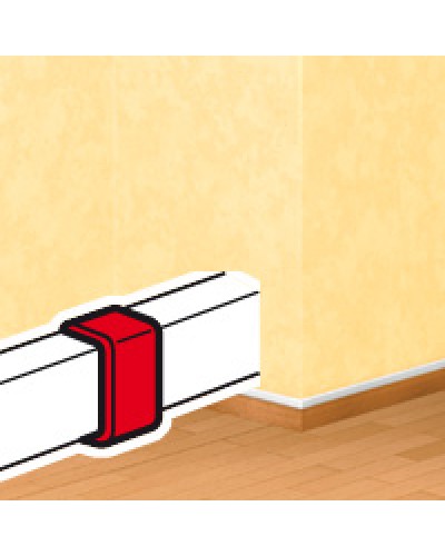 Накладка на стык DLPlus 60х16/20 белый Legrand (033608) в Симферополе Аксессуары для кабель-канала Pintop.ru