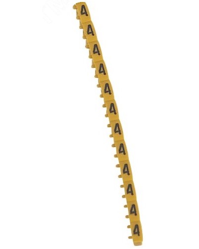 Маркер 4 0,15/0,5 ЖЛТ CAB3 Legrand 038104 в Симферополе Аксессуары для кабель-канала Pintop.ru