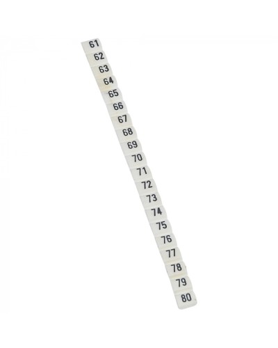 Маркер CAB3 цифры 61-80 Legrand 038163 в Симферополе Аксессуары для кабель-канала Pintop.ru