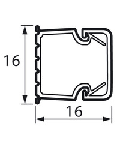 Кабель-канал METRA 16x16 Legrand (638191) в Симферополе Кабель-канал Pintop.ru