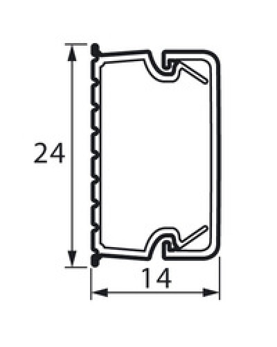 Кабель-канал METRA 24x14 Legrand (638193) в Симферополе Кабель-канал Pintop.ru