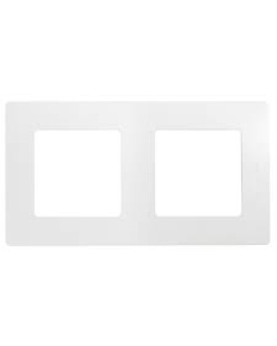 Рамка 2 поста Etika белый Legrand 672502 в Симферополе Аксессуары для кабель-канала Pintop.ru