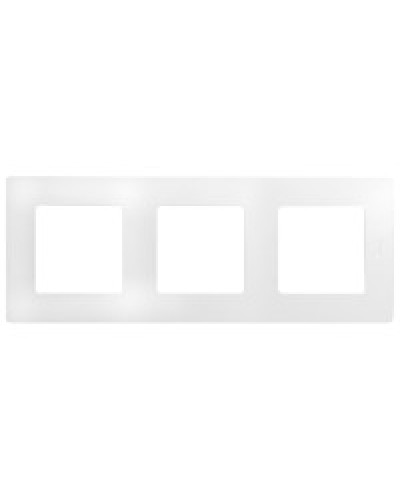Рамка Etika белый Legrand 672503 в Симферополе Аксессуары для кабель-канала Pintop.ru