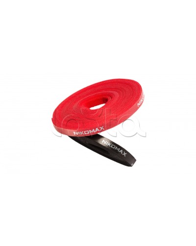NIKOMAX (NMC-CTV05M-25-RL-GN) - Стяжка-липучка NIKOMAX нарезаемая, в рулоне 5м, ширина 25мм, зеленая в Симферополе Стяжки-хомуты Pintop.ru