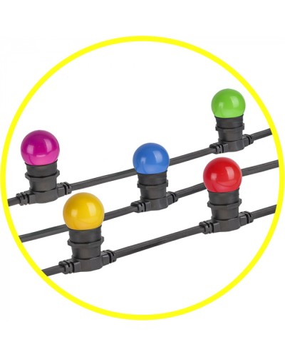 Гирлянда Navigator 93 661 NGF-001-01 (белтлайт 10 5м Е27 черный) в Симферополе Источники света(Лампы) Pintop.ru