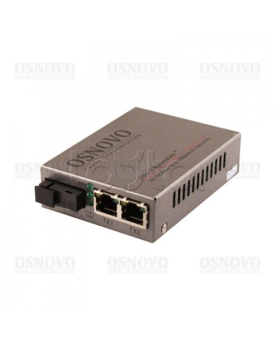 Медиаконвертер Fast Ethernet OSNOVO OMC-100-21S5a в Симферополе Медиаконвертеры Pintop.ru